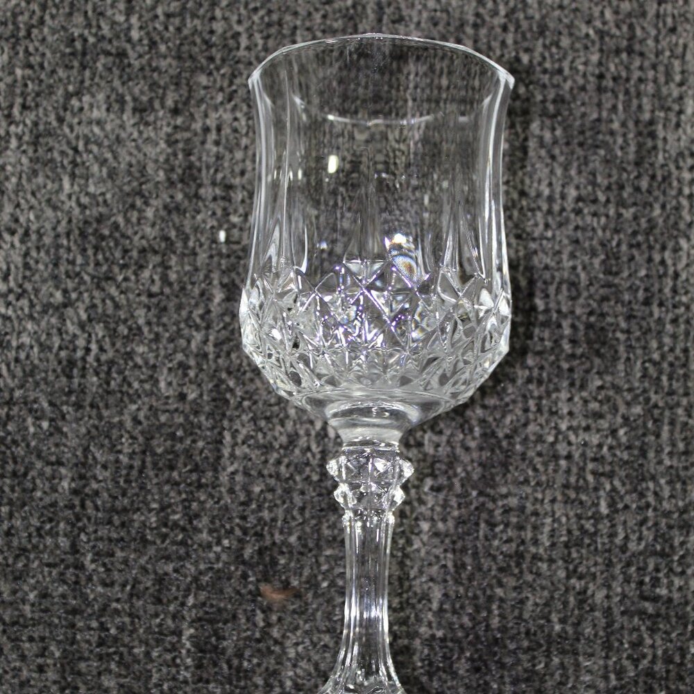 Set of 4 Cristol d'Arques 24% Leaded Crystal Small 6.75" Water / Wine Glasses